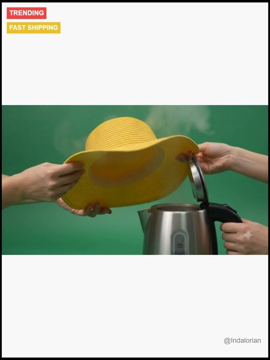 Wide Brim Straw Floppy Sun Hat UPF 50 Beach